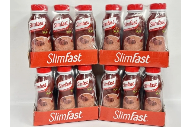 SlimFast Ready to Drink Meal Replacement Shake – Rich Chocolate – 24 x 325ml Bottles