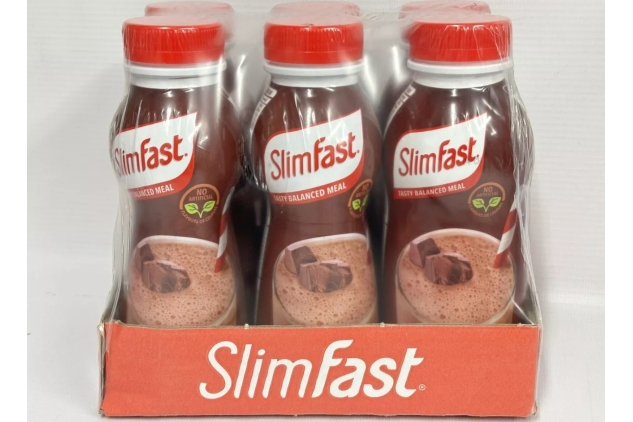 SlimFast Ready to Drink Meal Replacement Shake – Rich Chocolate – 24 x 325ml Bottles