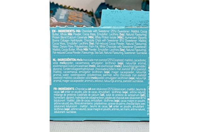 Grenade High Protein, Low Sugar Bar | Chocolate Chip Salted Caramel | 12 X 60g