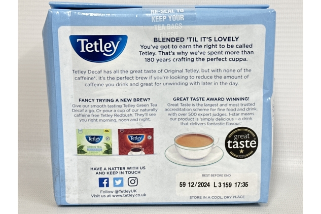 Tetley Original Decaf Tea 480 Tea Bags