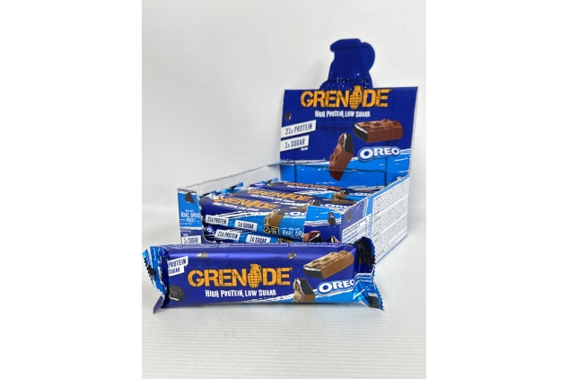 Grenade OREO Protein Bar - High Protein, Low Sugar, 12 x 60g