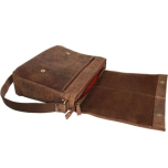 Shalimar Messenger Bag oiled Buckskin Outback Wear Model: Kalgoorlie