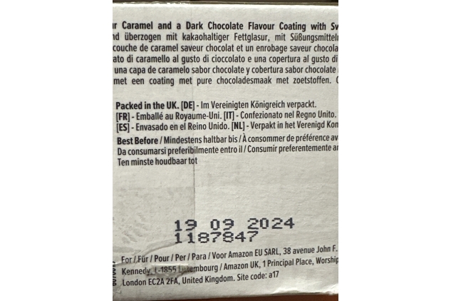Amfit Nutrition Low Sugar High Protein Bars, Chocolate Hazelnut Flavour, 60g, Pack of 12
