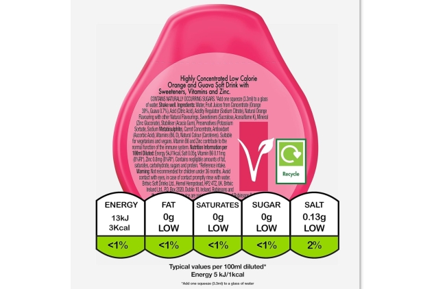 Robinsons Immunity Benefit Drops Orange & Guava, with vitamin B6 and Zinc - 66ml | Winter Essential
