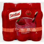 SlimFast Strawberry Meal Replacement Shake 6 x 325ml