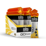 Science In Sport GO Isotonic Energy Gels, Running Gels with 22 g Carbohydrates, Low Sugar, Orange Flavour, 60 ml Per Serving 30 Pack