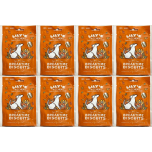 Lily’s Kitchen Breaktime Biscuits Dog Treats with Peanut Butter & Banana – Natural Ingredients – 8 x 80g