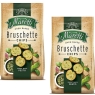 Maretti Bruschetta Chips Sweet Basil Pesto Flavour 150g | Oven-Baked Crispy Snack Bites (Pack Of 2)