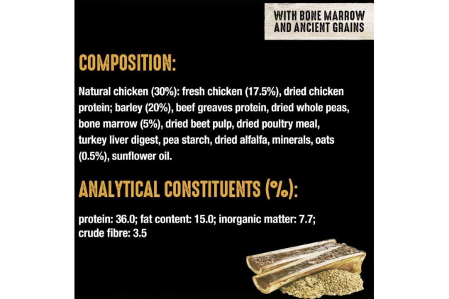 Crave Chicken, Marrow & Grains – 7kg Bag, Premium High-Protein, Grain-Free Dry Dog Food
