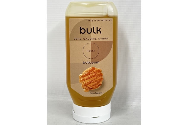Bulk Zero Calorie Syrup, Sugar Free, HONEY, 400ml, 80 Servings