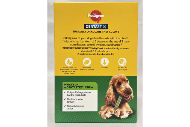 Pedigree Dentastix Daily Fresh Dental Chews for Medium Dogs – 112 Sticks | Oral Care | Bulk Buy