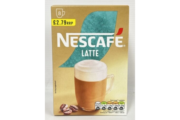 Nescafe Gold Latte Instant Coffee Sachets | 96 Servings | Winter Essential | Business Supplies