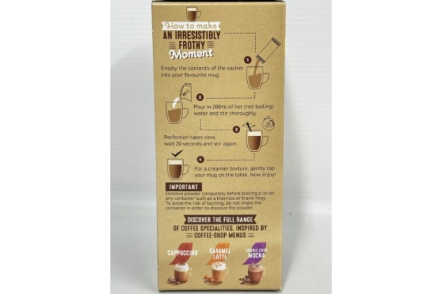 Nescafe Gold Latte Instant Coffee Sachets | 96 Servings | Winter Essential | Business Supplies