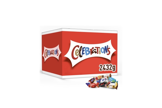 Celebrations Milk Chocolates Bulk Box Maltesers Galaxy Snickers & More 2.4kg