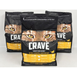 Crave Natural Grain Free Adult Dry Cat Food Turkey & Chicken 3 X 2.8kg