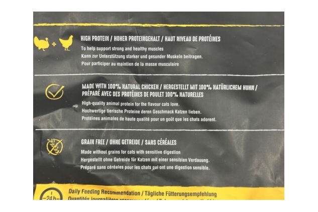 Crave Natural Grain Free Adult Dry Cat Food Turkey & Chicken 3 X 2.8kg