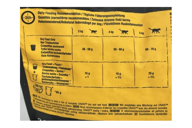 Crave Natural Grain Free Adult Dry Cat Food Turkey & Chicken 3 X 2.8kg