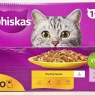Whiskas 1+ Adult Poultry Selection in Jelly – 80 x 85g Pouches, Wet Cat Food Megapack