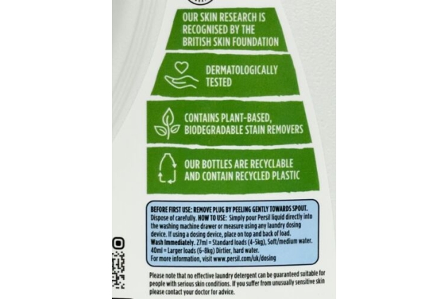 Persil Non-Bio Washing Liquid Detergent – 106 Washes, Family Pack, Bulk Buy Deal for Sensitive Skin
