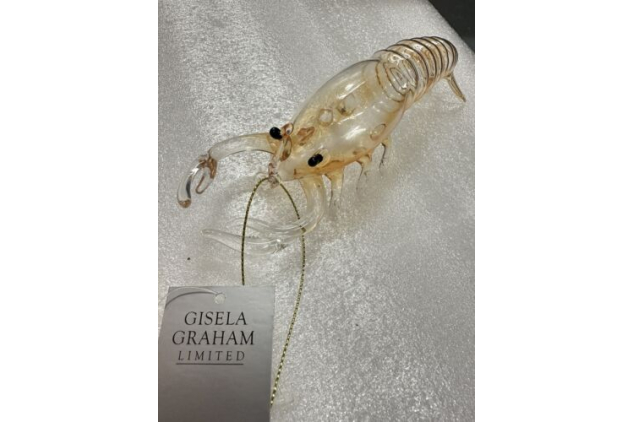 Anthropologie Shrimp Christmas Tree decoration Gisela Graham Limited Rare