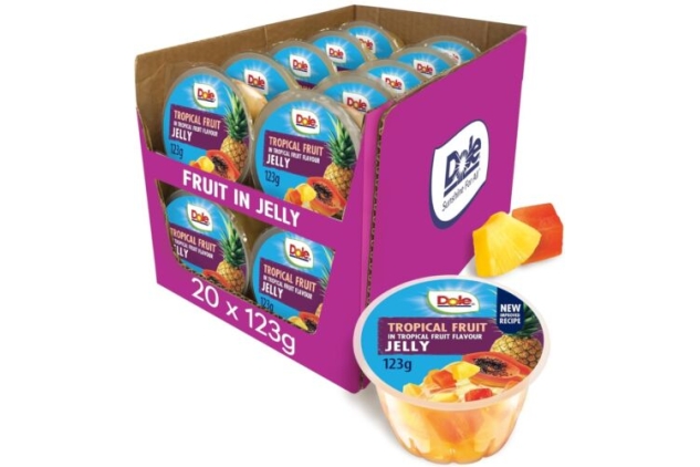 Dole TROPICAL FRUIT Jelly Pots 20 x 123g