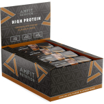 Amfit High Protein Bars – Chocolate Fudge Flavour – Low Sugar Snack – 12 x 60g