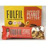 FULFIL Vitamin & Protein Bars – Chocolate Peanut Butter Flavour – 15 x 55 g | 20 g Protein | Low Sugar | 9 Vitamins