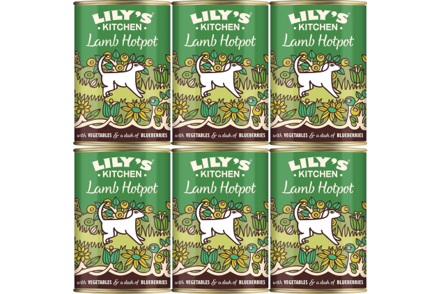 Lily’s Kitchen Lamb Hotpot Wet Dog Food – Natural Grain-Free Complete Meal | 6 x 400g Tins