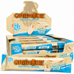 Grenade High Protein Bar – White Chocolate Cookie | 12 x 60g | Low Sugar, High Protein Snack