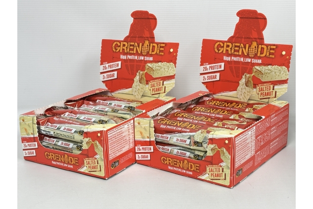 Grenade Whey Protein Bar White Chocolate Salted Peanut | 24 x 60g