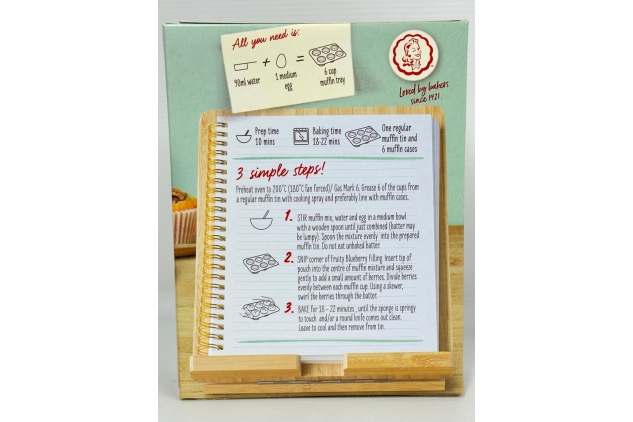 Betty Crocker Low Fat Blueberry Muffin Mix – 6 x 335g Packs, Perfect for Baking Delicious Muffins with Fewer Calories