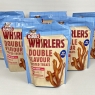 Bakers Whirlers Dog Treats – Bacon & Cheese Flavour, 130g (Pack of 6), Tasty & Irresistible Snacks for Dogs