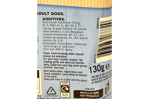 Bakers Whirlers Dog Treats – Bacon & Cheese Flavour, 130g (Pack of 6), Tasty & Irresistible Snacks for Dogs