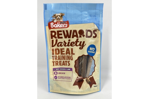 Bakers Rewards Dog Treats – Mixed Variety, 100g (Pack of 8), Tasty Training Treats for Dogs