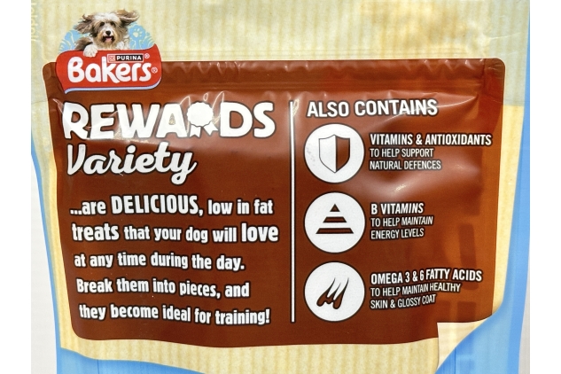 Bakers Rewards Dog Treats – Mixed Variety, 100g (Pack of 8), Tasty Training Treats for Dogs