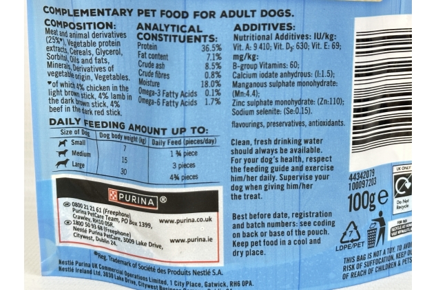 Bakers Rewards Dog Treats – Mixed Variety, 100g (Pack of 8), Tasty Training Treats for Dogs