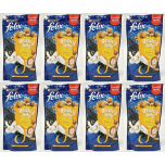 Felix Goody Bag Cat Treats Original Flavours Chicken Liver Turkey | 8 × 60g Packs