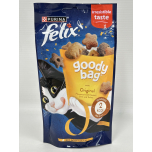 Felix Goody Bag Cat Treats Original Flavours Chicken Liver Turkey | 8 × 60g Packs