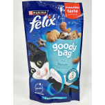 Felix Goody Bag Cat Treats Seaside Flavours Salmon Pollock Trout | 8 × 60g Packs