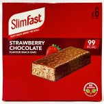 SlimFast Strawberry Chocolate Snack Bars 30 x 25g Low Calorie Multipack