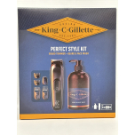 Gillette Beard Grooming Gift Set – Rechargeable Trimmer & Beard Wash | Men’s Styling Kit