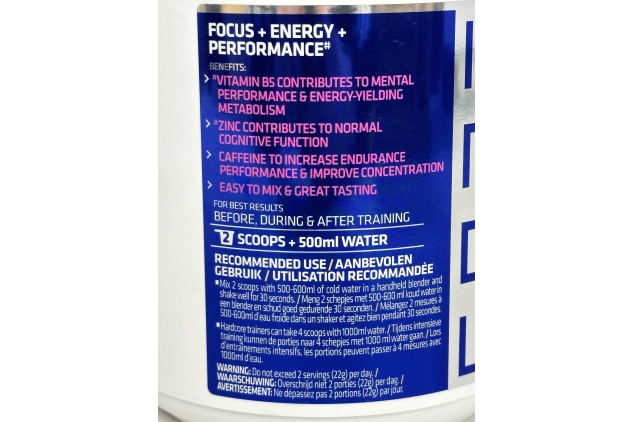 BCAA Power Punch Energy – Mango Orange Flavour | EAA & BCAA Blend with Caffeine | Intra-Workout Supplement | 400g (36 Servings) USN