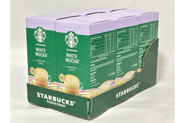 Starbucks White Mocha Premium Instant Coffee 6 X 5 Sachets | 30 Servings