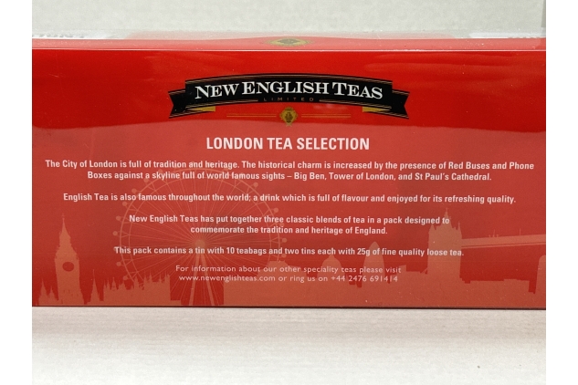 English Teas London Themed Tea Selection Teabags & Loose Tea | London Bus