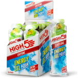 HIGH5 Caffeine Energy Gels Aqua - Quick Release Sports Gels to Power Muscles for Peak Performance - Natural Fruit Juice - On The Go Energy Boost for Running, Cycling and Endurance (Citrus, 20 x 66g)