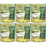 Greenies Original Adult Petite Dog Treats 10 x Dental Chews 170g (Pack of 6)