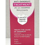 Anti-Dandruff Shampoo | Clinically Proven Treatment for Itchy & Flaky Scalp | Prevents & Controls Dandruff | Contains Ketoconazole | 60ml