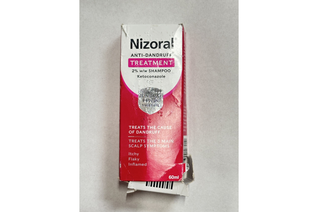 Anti-Dandruff Shampoo Clinically Proven Treatment for Itchy & Flaky Scalp | Prevents & Controls Dandruff | Contains Ketoconazole | 60ml Imperfect Box