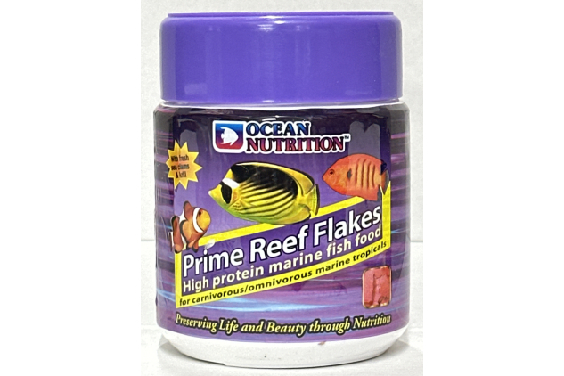 Ocean Nutrition Prime Reef Flakes Marine Fish Food High Protein 34g