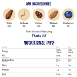 nākd Blueberry Muffin Raw Fruit & Nut Bars | Vegan Gluten Free Snack | 18 x 35g